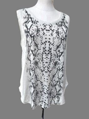 Wassio Snakeskin Print Top (XL)